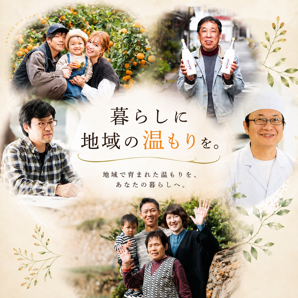 暮らしに地域の温もりを。